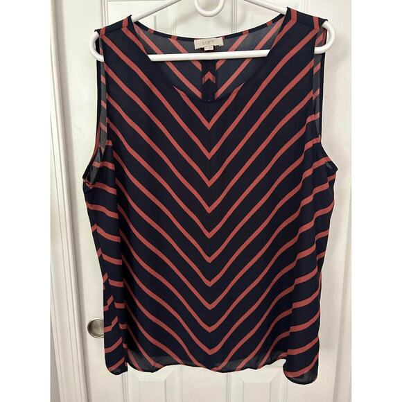 Ladies Striped “Loft” Top(XL)" - Picture 1 of 3